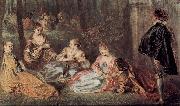 WATTEAU, Antoine Die Champs Elyssees oil on canvas